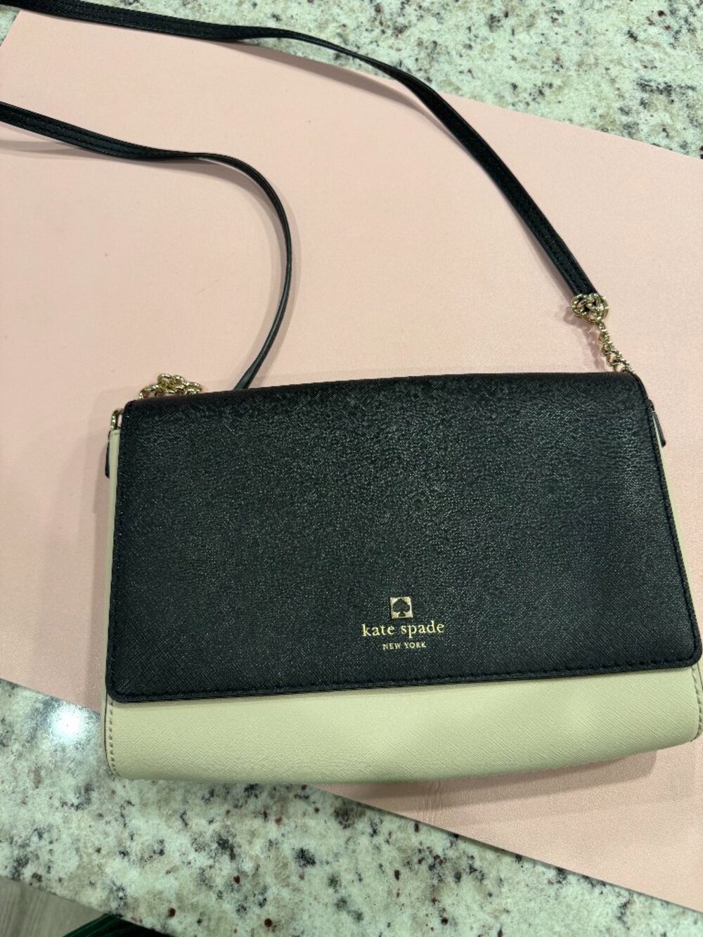 Kate Spade Black & Cream Purse